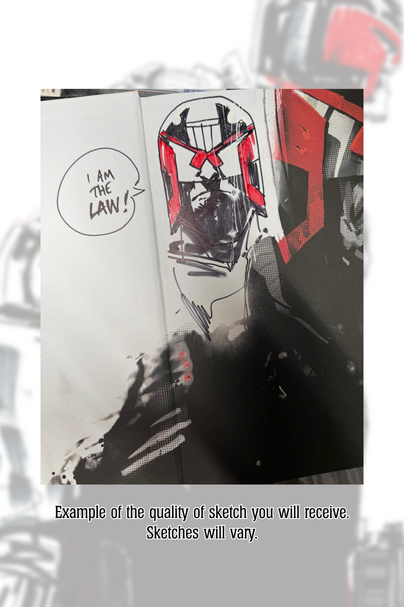 The Art of Judge Dredd - Deluxe Slipcase Edition with Original