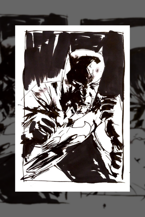 Cover Concept Sketch - ALL STAR BATMAN # 1