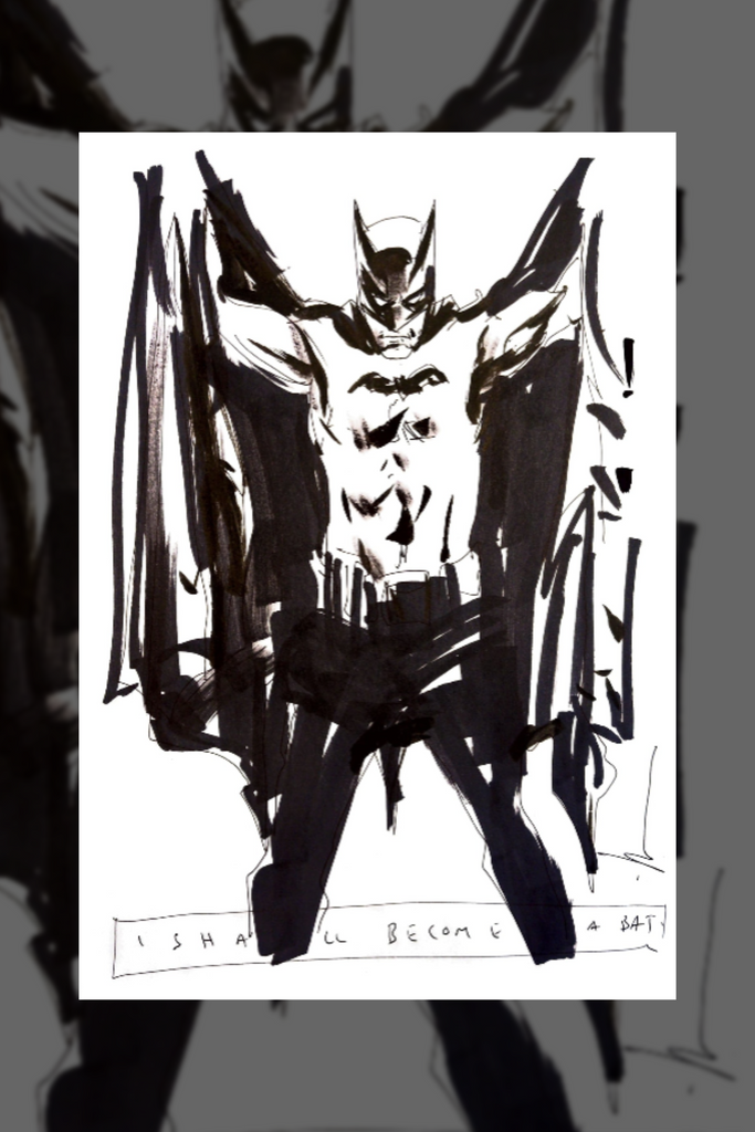 Pin up sketch for - Batman: Detective Comics #27 Special Edition