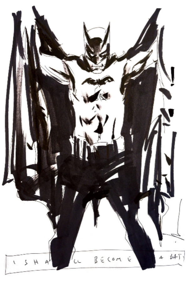 Pin up sketch for - Batman: Detective Comics #27 Special Edition
