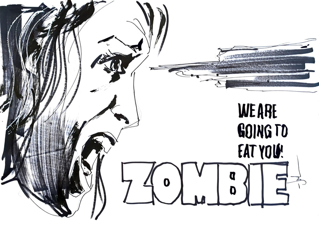 Zombie - Mondo poster concept sketch (1)