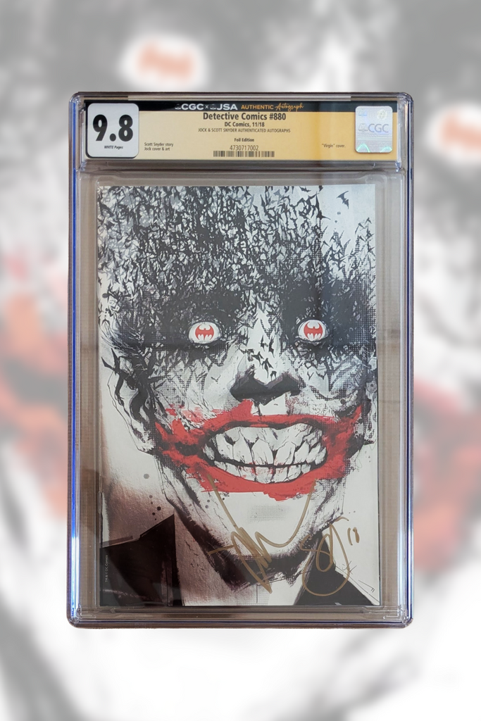 Detective Comics #880 Foil Edition – CGC × JSA 9.8 – Signed by Jock & Scott Snyder