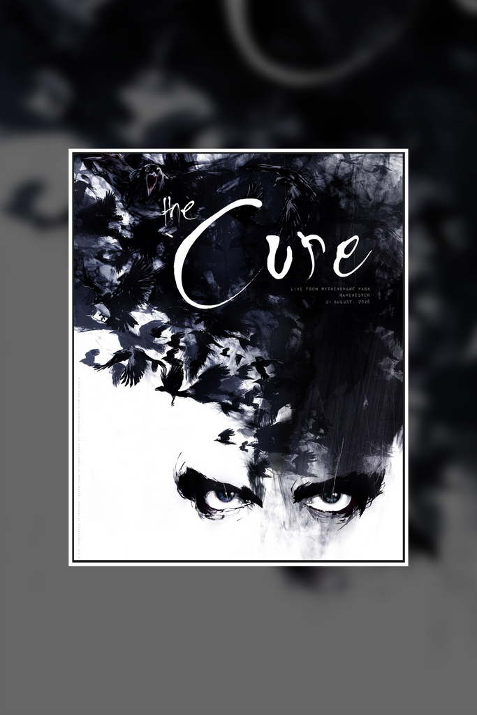 The Cure – Manchester 2026 Event Poster – Signed & Numbered AP by Jock