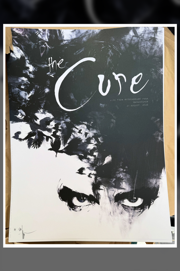 The Cure – Manchester 2026 Event Poster – Signed & Numbered AP by Jock