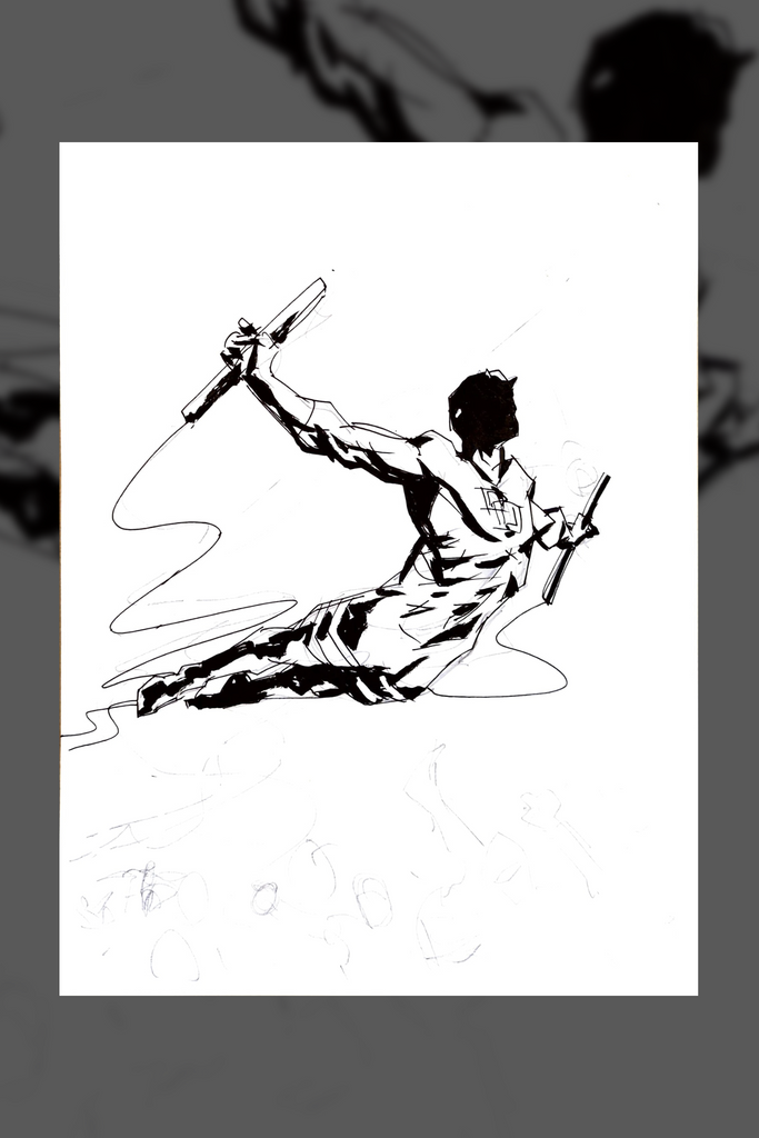 DAREDEVIL: REBORN Cover Sketch 1