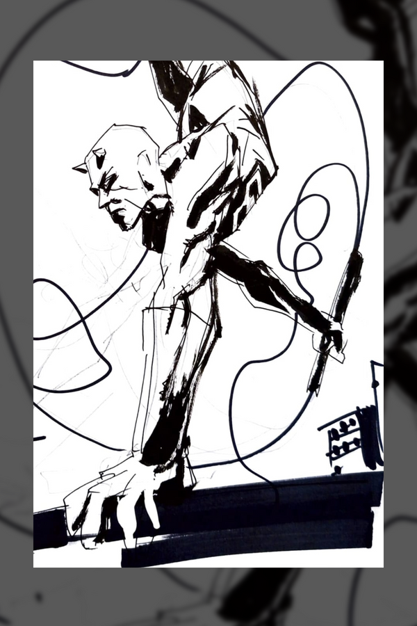 DAREDEVIL: REBORN Cover Sketch 2