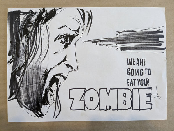 Zombie - Mondo poster concept sketch (1)