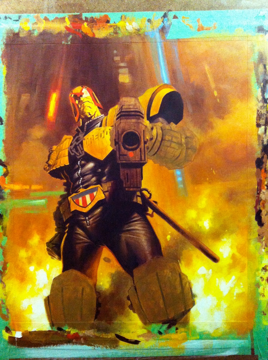 Dredd Print Dredd by Jason Edmiston and Jock - Print – Art of Jock