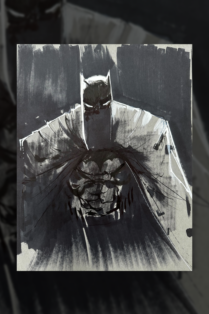 BATMAN 9x12 Original Art