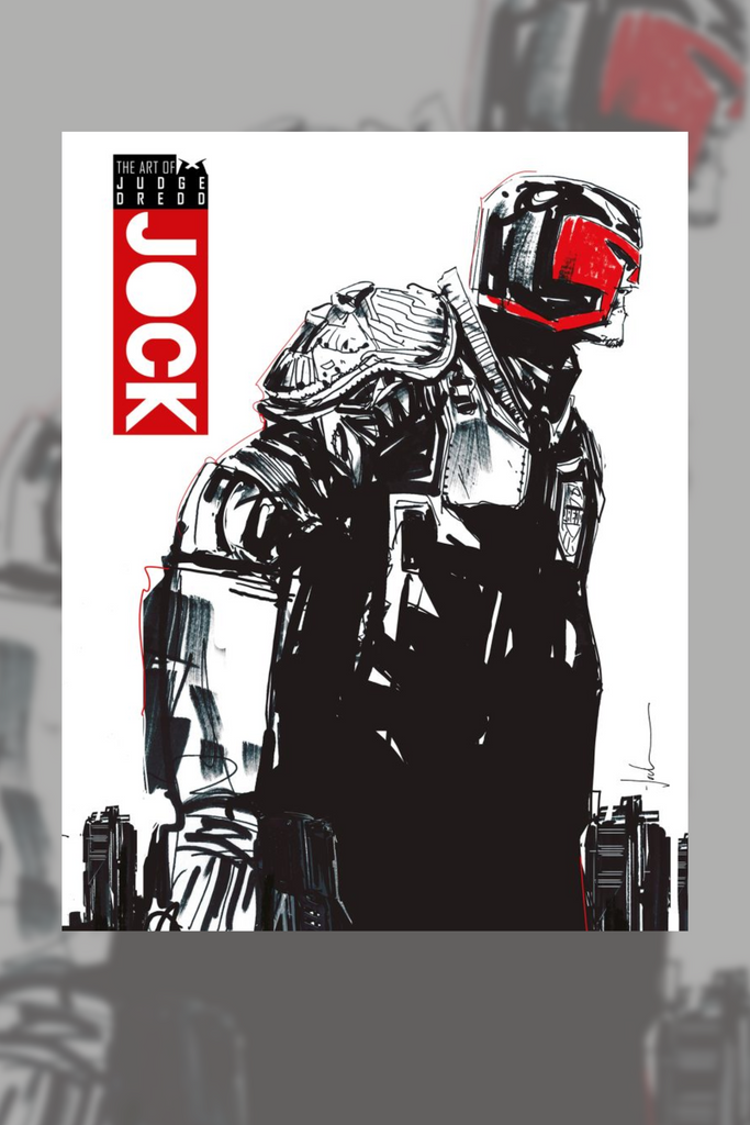 The Art of Judge Dredd - Signed Hardback Edition with Original Dredd Sketch