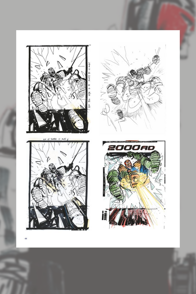 The Art of Judge Dredd - Deluxe Slipcase Edition with Original