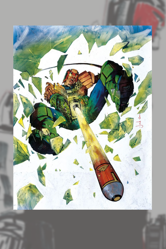 The Art of Judge Dredd - Deluxe Slipcase Edition with Original The Art of Judge Dredd - Deluxe Slipcase Edition with Original