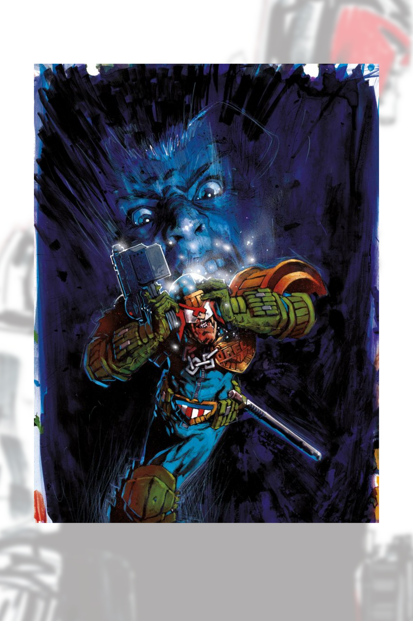 The Art of Judge Dredd - Deluxe Slipcase Edition with Original Dredd S ...