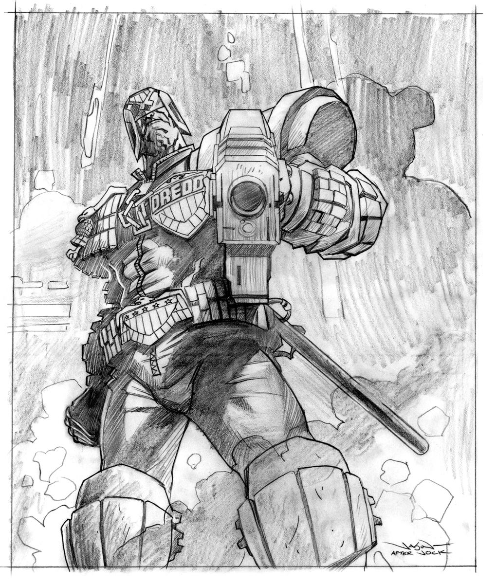 Dredd by Jason Edmiston and Jock - Print – Art of Jock