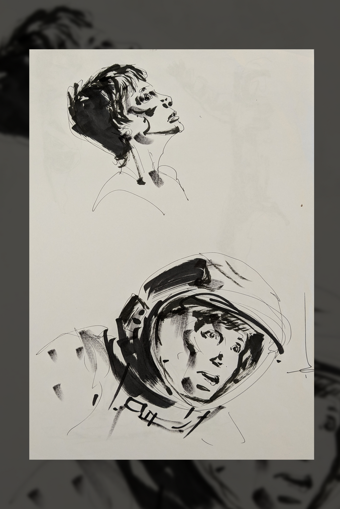 GRAVITY - Original ink character studies - Mondo (1)