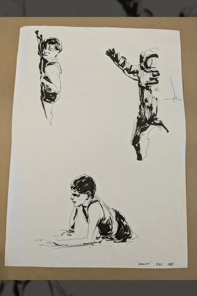 GRAVITY - Original ink character studies - Mondo (2) – Art of Jock