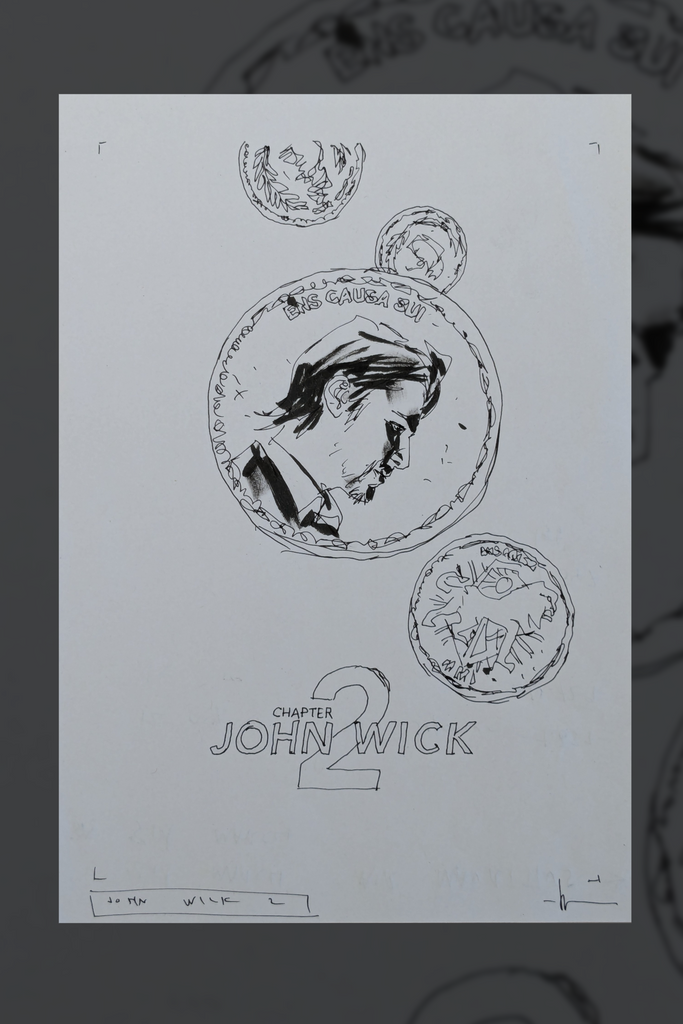 JOHN WICK 2 - Official theatrical release - Concept Sketch (2)