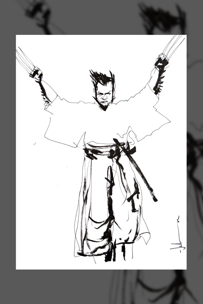 WOLVERINE MAX:  Working Sketch 1