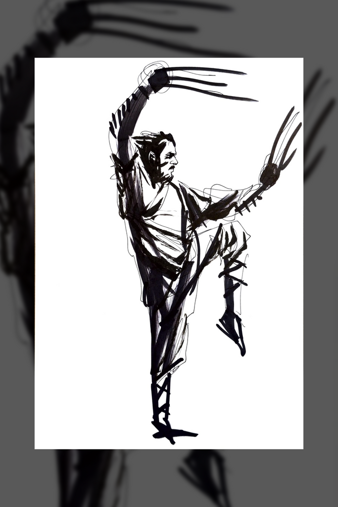 WOLVERINE MAX:  Working Sketch 2