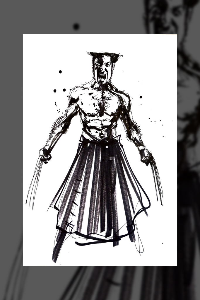 WOLVERINE MAX:  Working Sketch 3