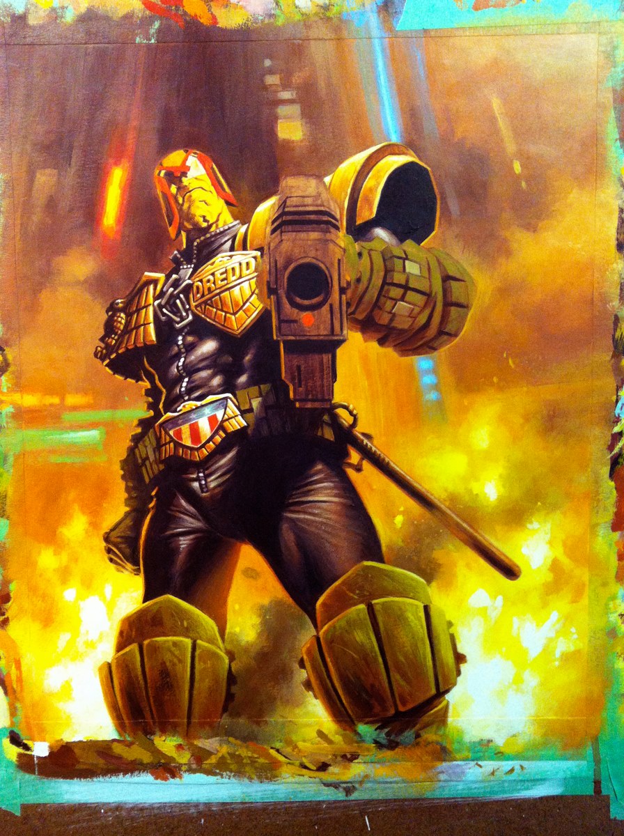 Dredd Print Dredd by Jason Edmiston and Jock - Print – Art of Jock